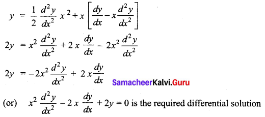 Samacheer Kalvi 12th Business Maths Solutions Chapter 4 Differential Equations Miscellaneous Problems Q2.1
