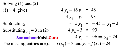 Samacheer Kalvi 12th Business Maths Solutions Chapter 5 Numerical Methods Ex 5.1 Q8.2