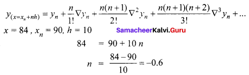 Samacheer Kalvi 12th Business Maths Solutions Chapter 5 Numerical Methods Miscellaneous Problems Q6.3