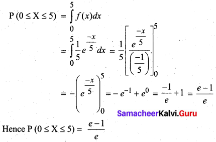 Samacheer Kalvi 12th Business Maths Solutions Chapter 6 Random Variable and Mathematical Expectation Ex 6.1 21