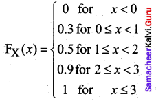 Samacheer Kalvi 12th Business Maths Solutions Chapter 6 Random Variable and Mathematical Expectation Ex 6.1 3