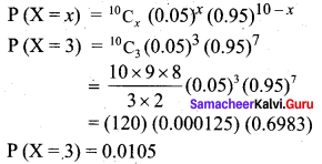 Samacheer Kalvi 12th Business Maths Solutions Chapter 7 Probability Distributions Ex 7.1 Q6