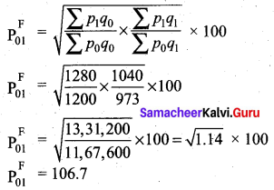 Samacheer Kalvi 12th Business Maths Solutions Chapter 9 Applied Statistics Ex 9.2 20