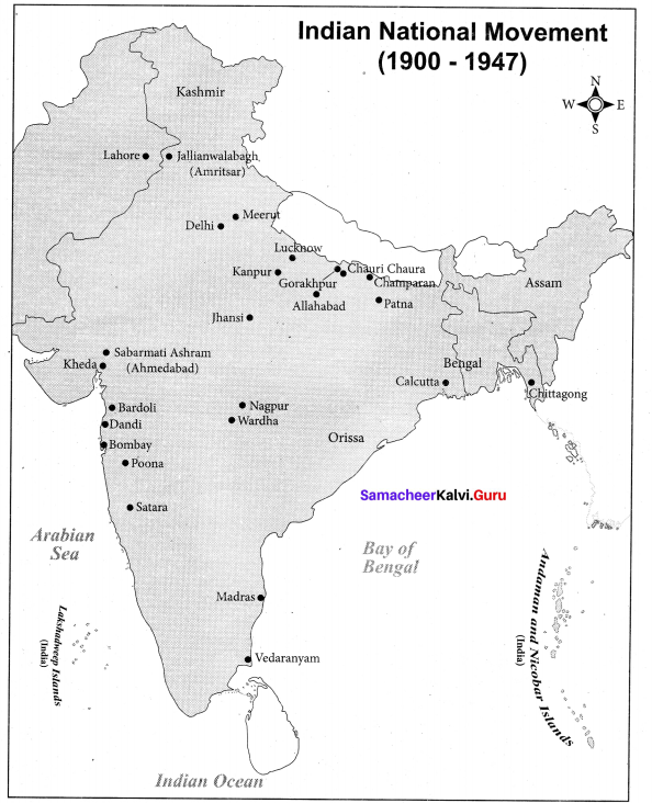 Samacheer Kalvi 10th Social Science History Solutions Chapter 8 Nationalism Gandhian Phase 2
