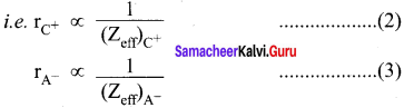 11th Chemistry 3rd Lesson Answers Samacheer Kalvi Periodic Classification Of Elements