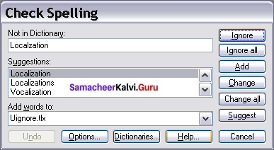 Samacheer Kalvi 11th Computer Applications Solutions Chapter 6 Word Processor Basics (OpenOffice Writer) img 4