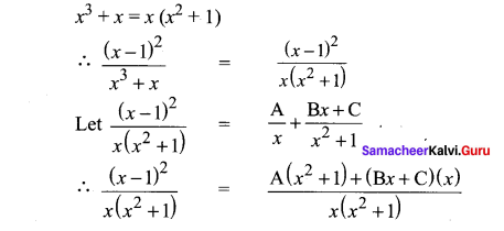 Samacheer Kalvi 11th Maths Solution Chapter 2 Basic Algebra Ex 2.9