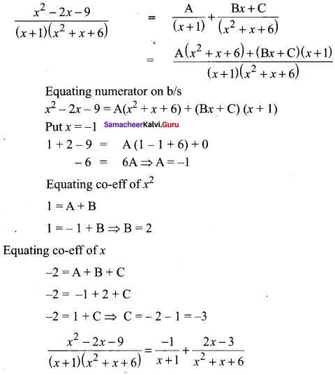 Samacheer Kalvi 11th Maths Solutions Chapter 2 Basic Algebra Ex 2.9 133
