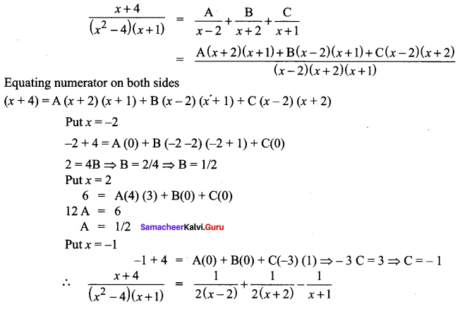 Samacheer Kalvi 11th Maths Solutions Chapter 2 Basic Algebra Ex 2.9 32