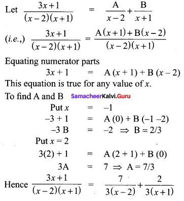 11th Std Maths Exercise 2.9 Solutions Samacheer Kalvi Chapter 2 Basic Algebra