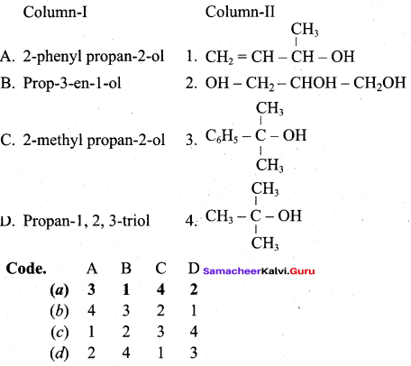 Samacheer Kalvi 12th Chemistry Solutions Chapter 11 Hydroxy Compounds and Ethers-127