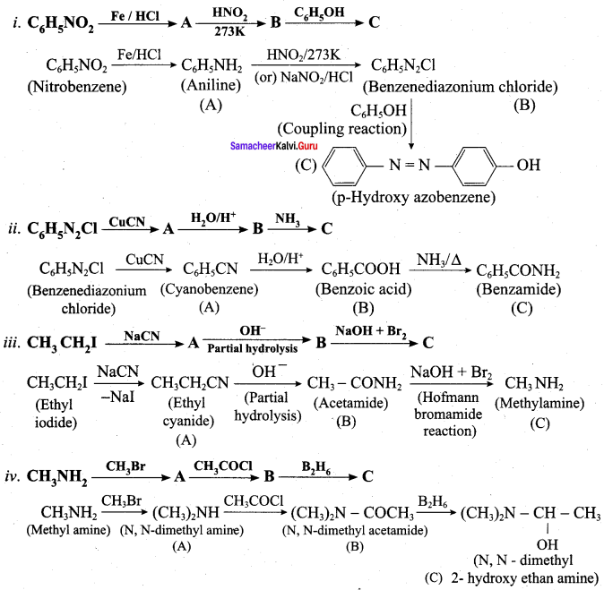 Samacheer Kalvi 12th Chemistry Solutions Chapter 13 Organic Nitrogen Compounds-45
