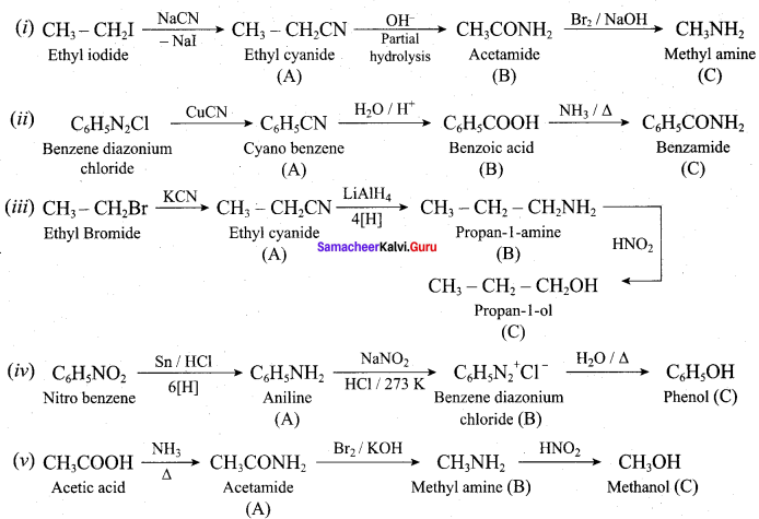 Samacheer Kalvi 12th Chemistry Solutions Chapter 13 Organic Nitrogen Compounds-184