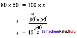 Samacheer Kalvi 7th Maths Solutions Term 1 Chapter 4 Direct and Inverse Proportion Ex 4.3 40