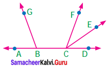 Samacheer Kalvi 7th Maths Term 1 Chapter 5 Geometry Ex 5.1 1