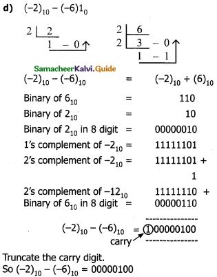 Samacheer Kalvi 11th Computer Science Guide Chapter 2 Number Systems 62