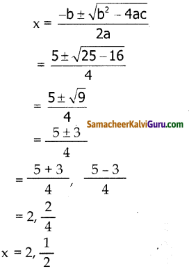 Samacheer Kalvi 10th Maths Guide Chapter 3 இயற்கணிதம் Ex 3.11 2