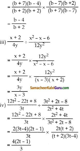 Samacheer Kalvi 10th Maths Guide Chapter 3 இயற்கணிதம் Ex 3.5 4