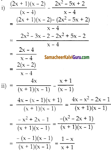 Samacheer Kalvi 10th Maths Guide Chapter 3 இயற்கணிதம் Ex 3.6 9