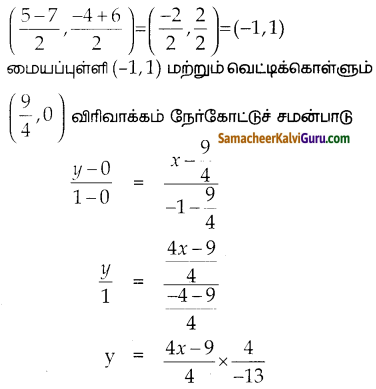 Samacheer Kalvi 10th Maths Guide Chapter 5 ஆயத்தொலை வடிவியல் Ex 5.4 18