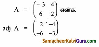 Samacheer Kalvi 12th Maths Guide Chapter 1 அணிகள் மற்றும் அணிக்கோவைகளின் பயன்பாடுகள் Ex 1.1 1