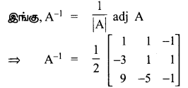 Samacheer Kalvi 12th Maths Guide Chapter 1 அணிகள் மற்றும் அணிக்கோவைகளின் பயன்பாடுகள் Ex 1.1 21