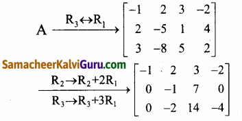 Samacheer Kalvi 12th Maths Guide Chapter 1 அணிகள் மற்றும் அணிக்கோவைகளின் பயன்பாடுகள் Ex 1.2 12