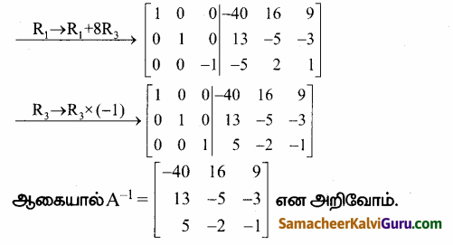 Samacheer Kalvi 12th Maths Guide Chapter 1 அணிகள் மற்றும் அணிக்கோவைகளின் பயன்பாடுகள் Ex 1.2 22