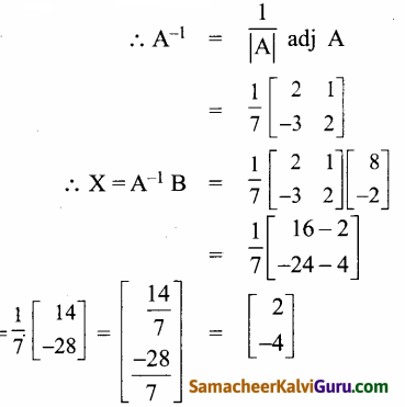Samacheer Kalvi 12th Maths Guide Chapter 1 அணிகள் மற்றும் அணிக்கோவைகளின் பயன்பாடுகள் Ex 1.3 26
