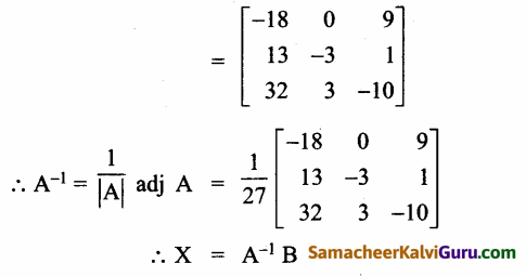 Samacheer Kalvi 12th Maths Guide Chapter 1 அணிகள் மற்றும் அணிக்கோவைகளின் பயன்பாடுகள் Ex 1.3 35