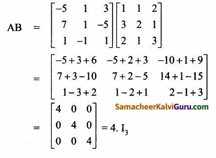 Samacheer Kalvi 12th Maths Guide Chapter 1 அணிகள் மற்றும் அணிக்கோவைகளின் பயன்பாடுகள் Ex 1.3 36