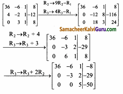 Samacheer Kalvi 12th Maths Guide Chapter 1 அணிகள் மற்றும் அணிக்கோவைகளின் பயன்பாடுகள் Ex 1.5 60.8