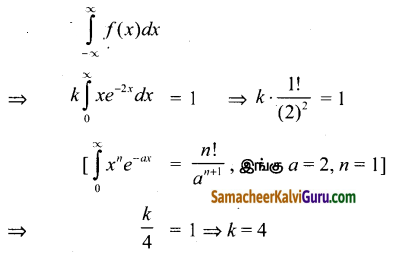 Samacheer Kalvi 12th Maths Guide Chapter 11 நிகழ்தகவு பரவல்கள் Ex 11.3 1
