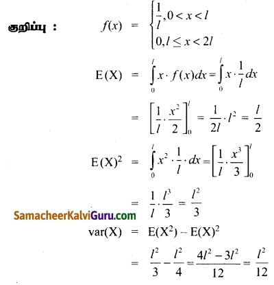 Samacheer Kalvi 12th Maths Guide Chapter 11 நிகழ்தகவு பரவல்கள் Ex 11.6 1