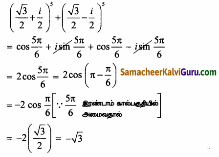 Samacheer Kalvi 12th Maths Guide Chapter 2 கலப்பு எண்கள் Ex 2.8 2