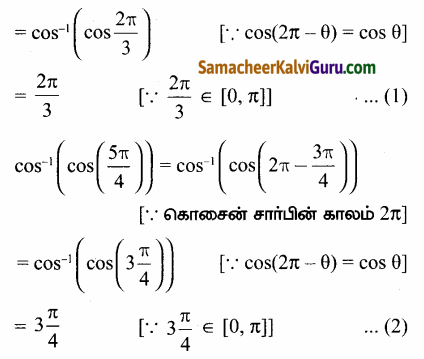 Samacheer Kalvi 12th Maths Guide Chapter 4 நேர்மாறு முக்கோணவியல் சார்புகள் Ex 4.2 26