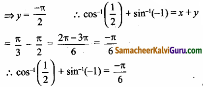 Samacheer Kalvi 12th Maths Guide Chapter 4 நேர்மாறு முக்கோணவியல் சார்புகள் Ex 4.2 72