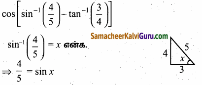 Samacheer Kalvi 12th Maths Guide Chapter 4 நேர்மாறு முக்கோணவியல் சார்புகள் Ex 4.3 56