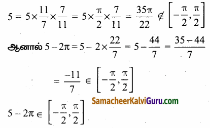 Samacheer Kalvi 12th Maths Guide Chapter 4 நேர்மாறு முக்கோணவியல் சார்புகள் Ex 4.5 3