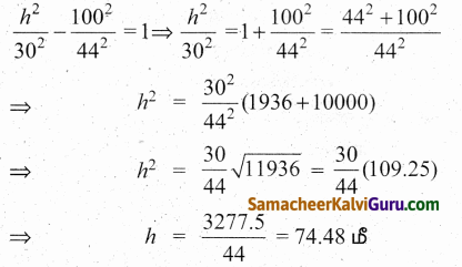 Samacheer Kalvi 12th Maths Guide Chapter 5 இரு பரிமாண பகுமுறை வடிவியல் – II Ex 5.5 33