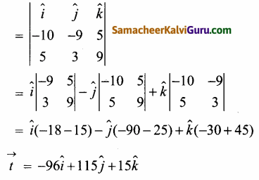 Samacheer Kalvi 12th Maths Guide Chapter 6 வெக்டர் இயற்கணிதத்தின் பயன்பாடுகள் Ex 6.1 60
