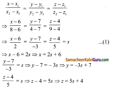 Samacheer Kalvi 12th Maths Guide Chapter 6 வெக்டர் இயற்கணிதத்தின் பயன்பாடுகள் Ex 6.4 1