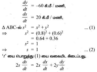 Samacheer Kalvi 12th Maths Guide Chapter 7 வகை நுண்கணிதத்தின் பயன்பாடுகள் Ex 7.1 13