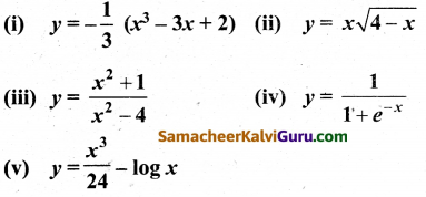 Samacheer Kalvi 12th Maths Guide Chapter 7 வகை நுண்கணிதத்தின் பயன்பாடுகள் Ex 7.9 10
