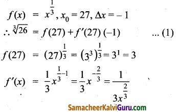 Samacheer Kalvi 12th Maths Guide Chapter 8 வகையீடுகள் மற்றும் பகுதி வகைக்கெழுக்கள் Ex 8.1 3