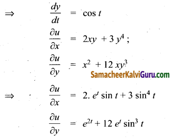 Samacheer Kalvi 12th Maths Guide Chapter 8 வகையீடுகள் மற்றும் பகுதி வகைக்கெழுக்கள் Ex 8.6 1