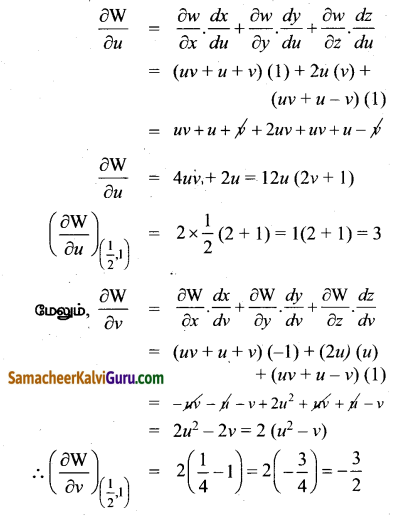 Samacheer Kalvi 12th Maths Guide Chapter 8 வகையீடுகள் மற்றும் பகுதி வகைக்கெழுக்கள் Ex 8.6 12