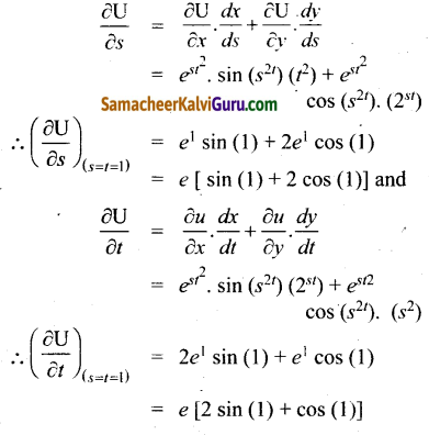 Samacheer Kalvi 12th Maths Guide Chapter 8 வகையீடுகள் மற்றும் பகுதி வகைக்கெழுக்கள் Ex 8.6 9