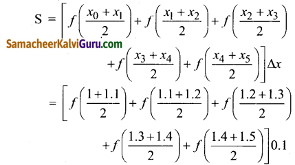 Samacheer Kalvi 12th Maths Guide Chapter 9 தொகை நுண்கணிதத்தின் பயன்பாடுகள் Ex 9.1 1