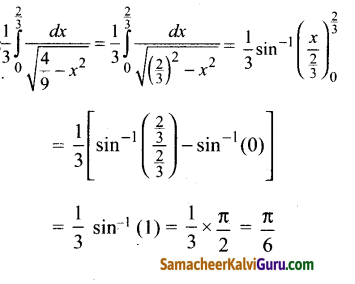 Samacheer Kalvi 12th Maths Guide Chapter 9 தொகை நுண்கணிதத்தின் பயன்பாடுகள் Ex 9.10 1